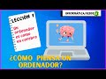 INFORMÁTICA DESDE CERO.  COMPUTACIÓN BÁSICA para niños y principiantes Cómo piensa un ordenador 🖥🤔