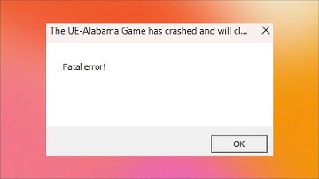 How to Fix Avowed Error The UE-Alabama Game has Crashed and Will Close