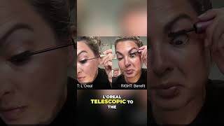 L'Oreal Telescopic vs Benefit Bad Gal: Lash Battle! #shorts