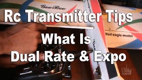 Rc Transmitter Tips What Is  Dual Rate & Expo