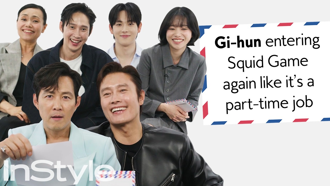 'Squid Game' Cast Answers More Fan Mail | InStyle - YouTube