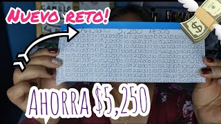 NUEVO RETO DE AHORRO! $5,250 con solo $5,$10,15 y $20!!!|♡By Zari*