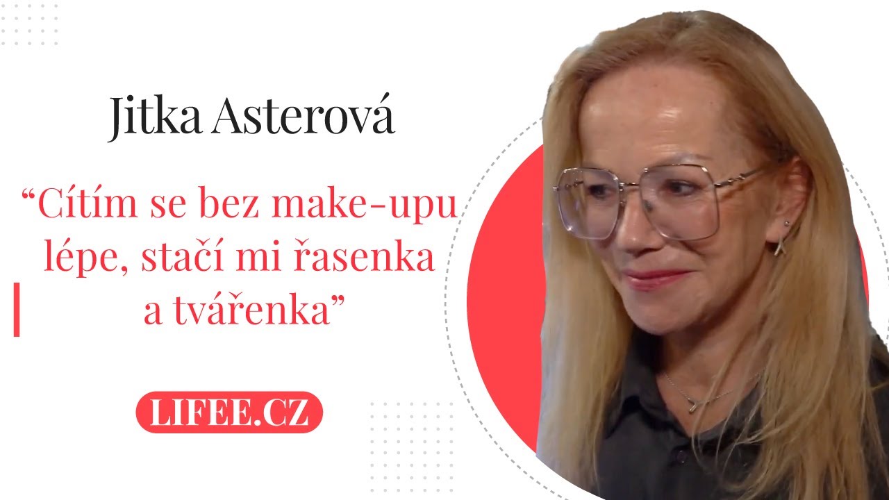 Jitka Asterová na večírku bez make-upu: Cítím se bez něj lépe, stačí mi řasenka a tvářenka