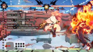 Baiken major DP punish gun combo