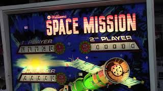 1976 Williams SPACE MISSION (Space Odyssey) pinball machine
