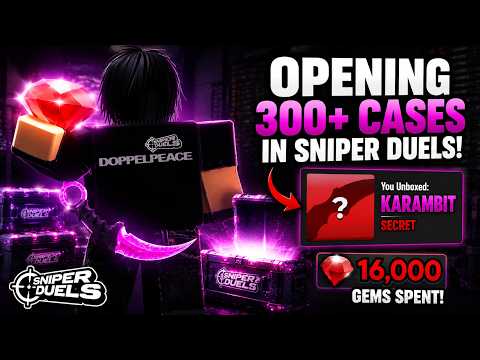 I Spent 16,000 Gems on Cases in Sniper Duels…