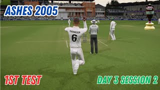 THERE IS A FIGHT IN THE AUSSIE TAIL! I ASHES 2005 I 1ST TEST DAY 3 SESSION 3