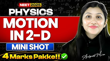 Motion in 2D: Physics One Shot for NEET 2025 by Arshpreet Kaur!