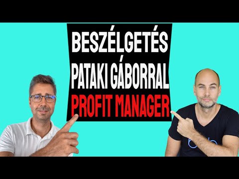 BESZÉLGETÉS PATAKI GÁBORRAL A PROFIT MANAGER ALAPÍTÓJÁVAL