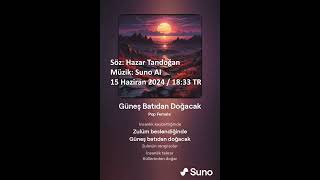 Güneş Batıdan Doğacak Söz Hazar Tandoğan Müzik Suno Ai