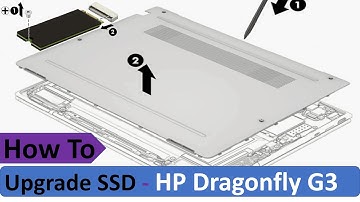 HP Elite Dragonfly G3 Series 12th Gen Laptop Upgrade SSD & RAM Disassembly HP Dragonfly G3 laptop