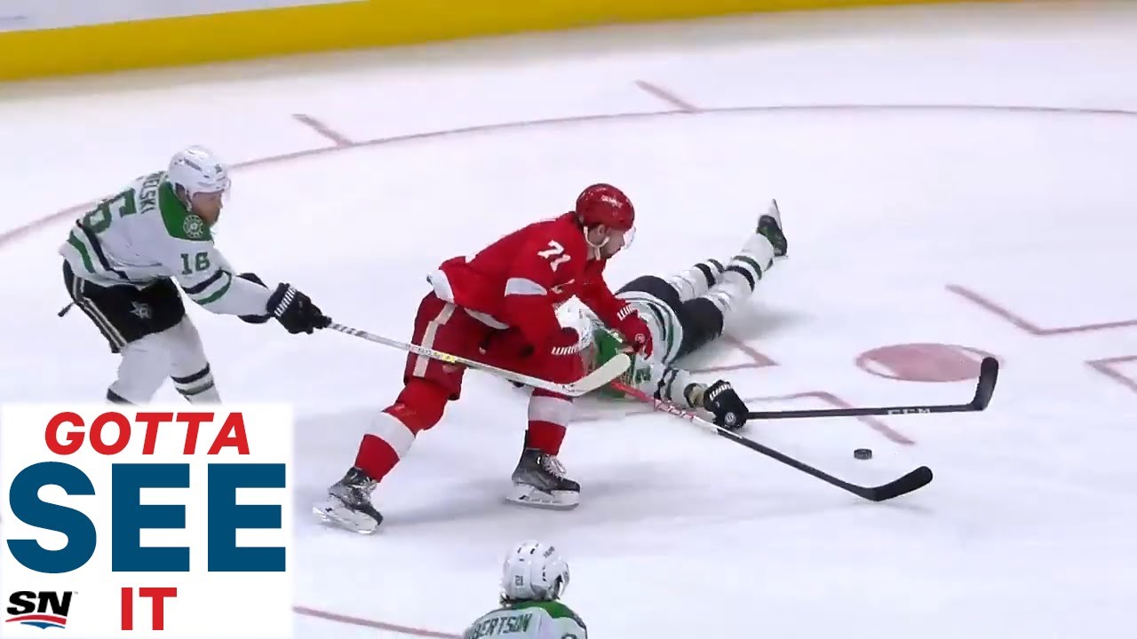 GOTTA SEE IT: Dylan Larkin Dangles Around John Klingberg Before Scoring Beauty