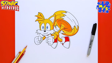 How to Draw TAILS Flying