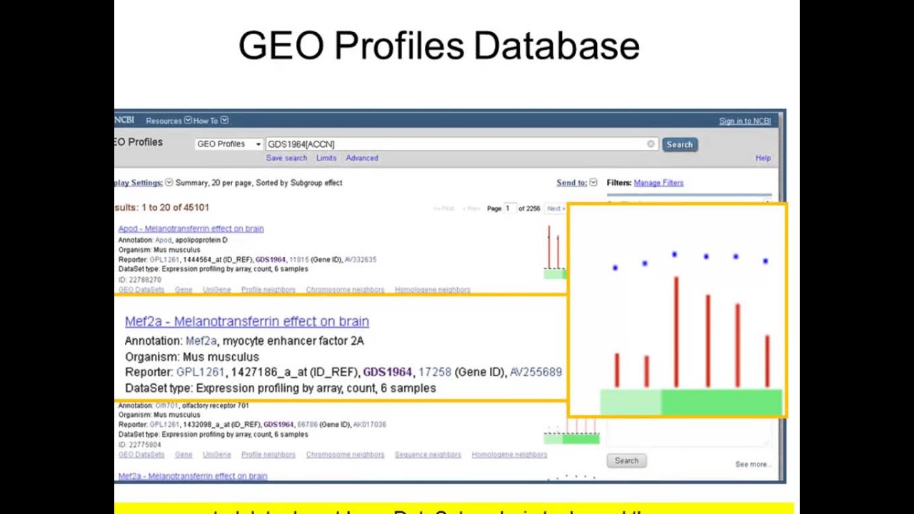 A Guide to NCBI Gene Expression, Part 3 YouTube