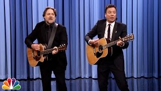 Jimmy Fallon and Russell Crowe Sing "Balls in Your Mouth"