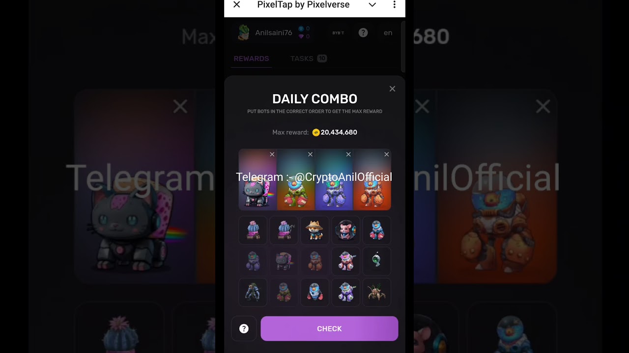 Pixelverse Daily Combo Card !! Today:29/08/2024  