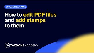 How to edit PDF files and add stamps to them