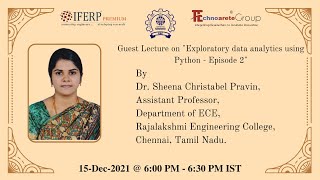 Guest Lecture 18 |  Exploratory data analytics using Python - Episode 2 Wealth