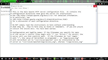 Wamp Server Forbidden You don