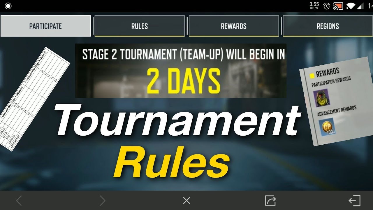 Cod Mobile World Championship 2020 Stage 2 Tournament Rules +Free