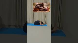 *Paschimottanasana-Seated Forward Bend.Stretches spine+hamstrings, calms ur brain &amp; helps digestion.