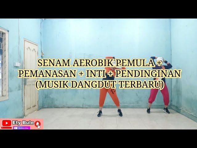 SENAM AEROBIK PEMULA + PEMANASAN + INTI + PENDINGINAN (MUSIK DANGDUT TERBARU) class=