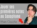 Dbuter le saxophone  main gauche premires notes