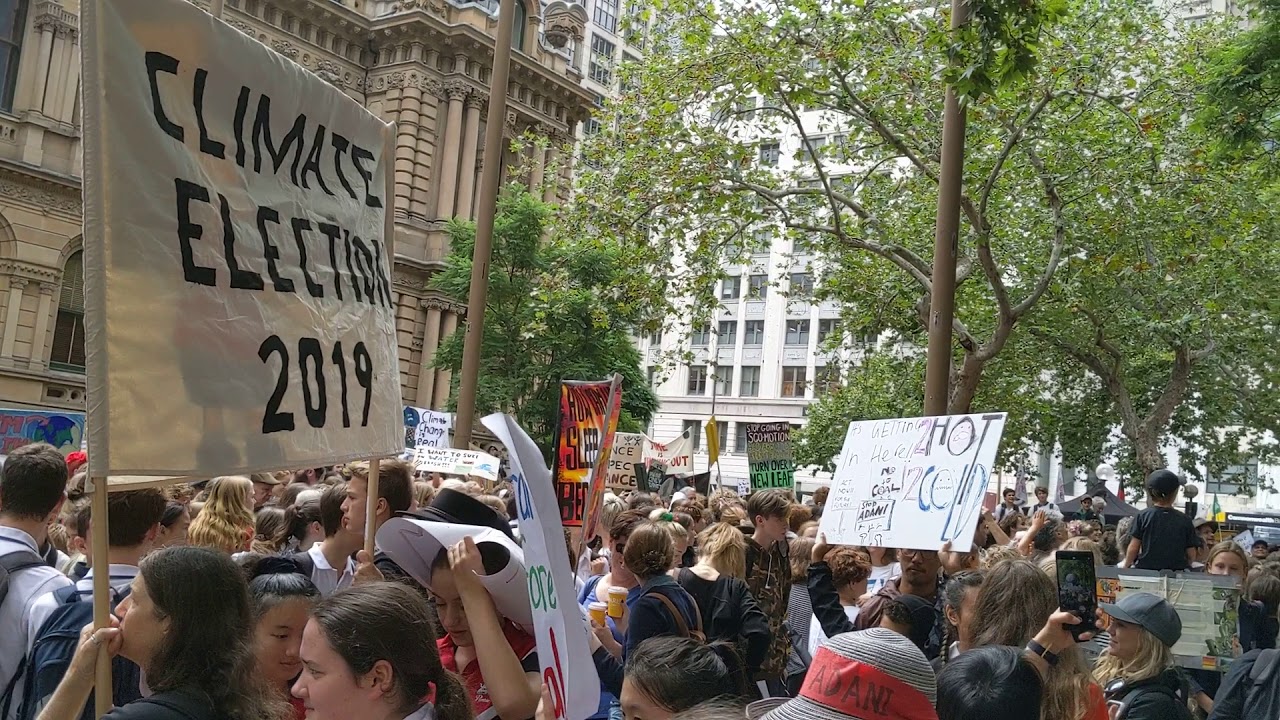 Climate Strike Action. Sydney, Australia