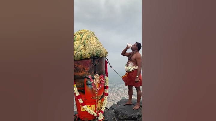 Siva sungu natham at Thiruvannamalai Deepam