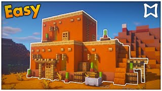 Minecraft Survival Mesa Starter House Tutorial Easy