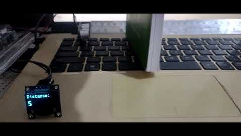 distance measurement via  HC SR-04 and MCU stm32f303, OLED ssd1306