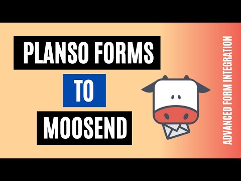 How to Integrate PlanSo Forms to Moosend