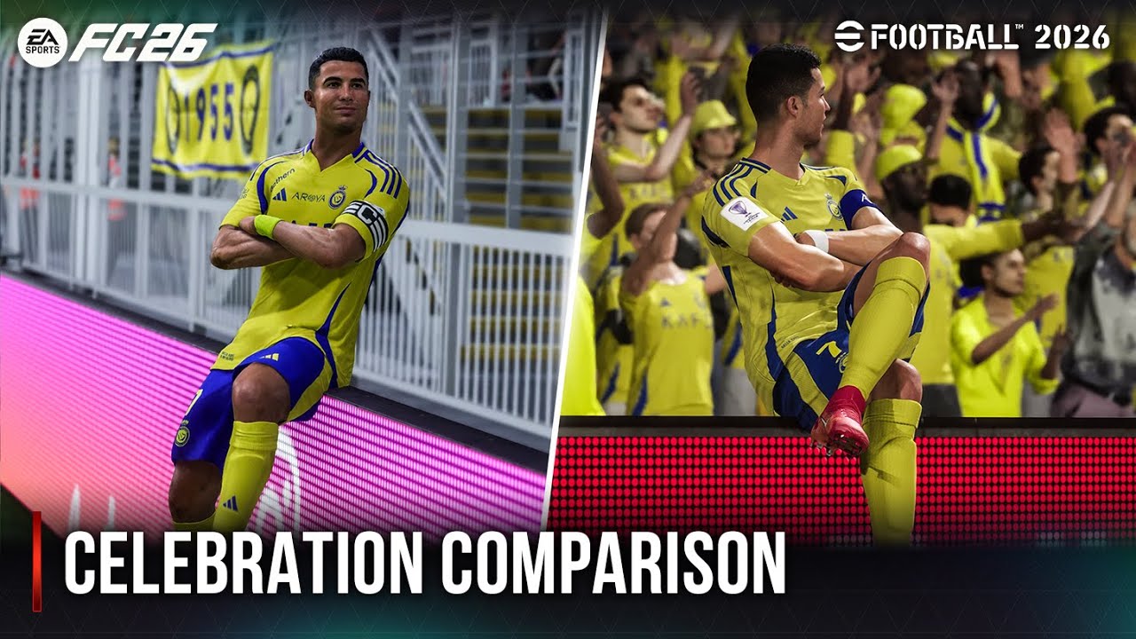 EA Sports FC 26 против eFootball 26 | Сравнение празднований