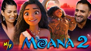 Moana 2 Trailer Reaction! | Auli‘i Cravalho and Dwayne Johnson (The Rock)