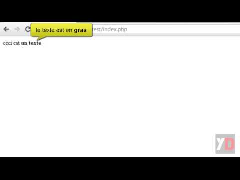 PHP -  4 -  Afficher du texte