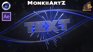 FREE Blue Sync Intro Template #008 by MonkiiArtZ [C4D&AE] [+ FULL TUTORIAL]