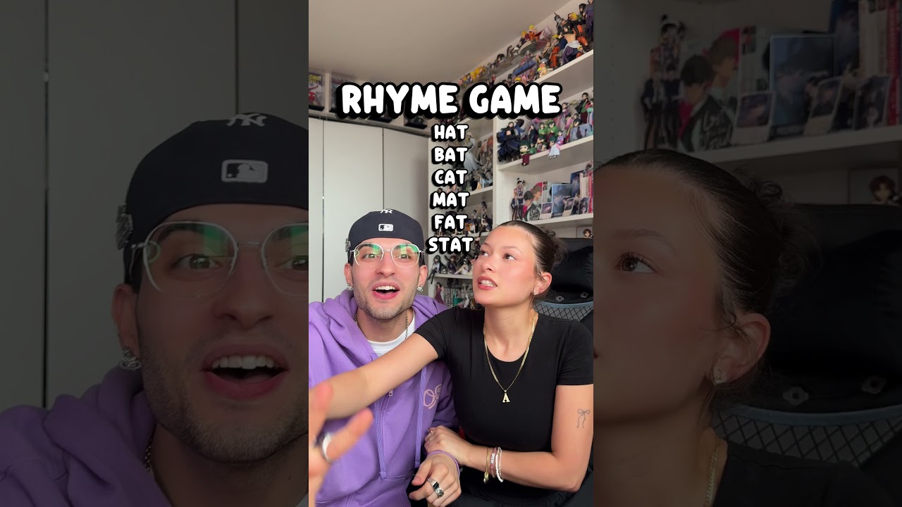 Rhyming game vs gf #couple 