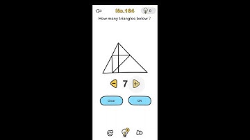 How many triangles below Brain Out Level 164