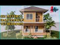 5x6 METERS TWO STOREY HALF AMAKAN W/ 3 BEDROOM