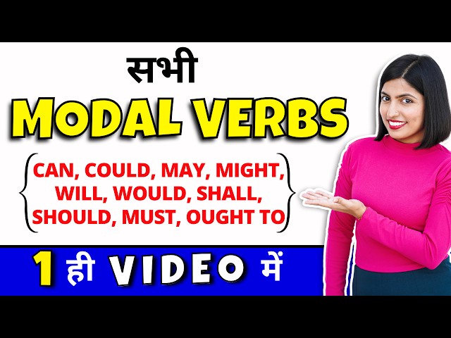 All Modal Verbs | Can Could May Might Shall Should Will Would Must Ought To, Kanchan English Grammar class=