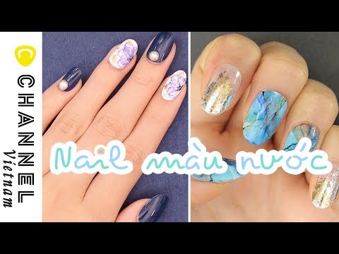 Video Tổng hợp mẫu móng tay màu nước - youtube