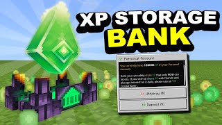The NEW Minecraft XP Crystal Bank Addon is CRAZY!