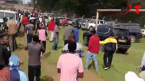 WAR ERUPTED IN NYANDARUA ANGRY KIKUYUS CHASED RUTO GOONS AFTER TRYING TO ATTACK EX DP GACHAGUA