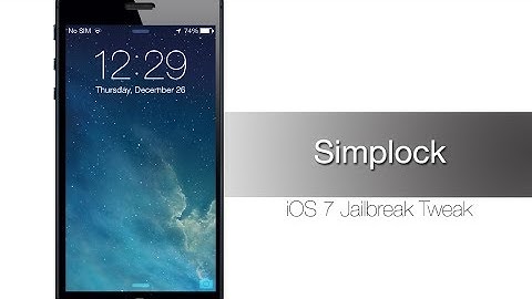 Simplock iOS 7 Jailbreak Tweak: Hands-on - iPhone Hacks