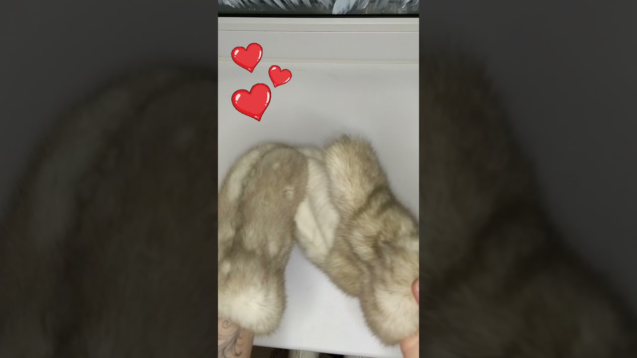 Варежки из норки