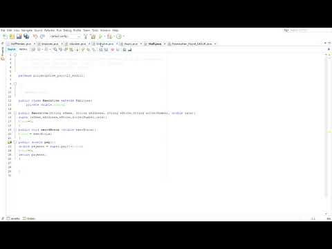 Polymorphism Payroll EADLJR   NetBeans IDE 8 0 2 2021 01 28 22 13 59