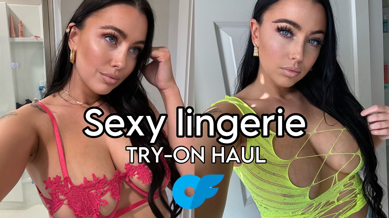 SEXY* LINGERIE TRY ON HAUL