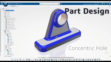 🔁 CATIA Tip and Trick - Part Design – How to create a Concentric Hole