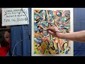 Oil painting abstract day 5  END op1697-5  [LIVE]--  "Contemporary art"