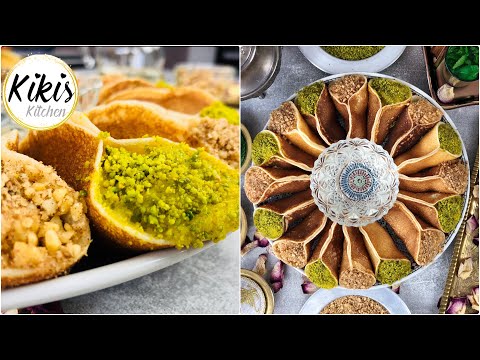 Video: Wie Man Arabische Pfannkuchen Kataef . Macht